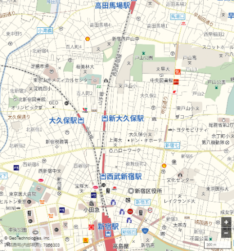 このエリアを印刷したいが、情報量が足りない・・